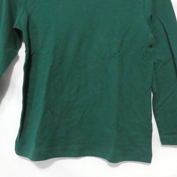 OLD NAVY | medium (8) | Solid Green Long Sleeve T-Shirt / Shirt | NWOT - Picture 7 of 14